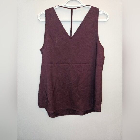 DEX Women's Sleeveless Camisole Top. Burgundy. Size M - Picture 4 of 8